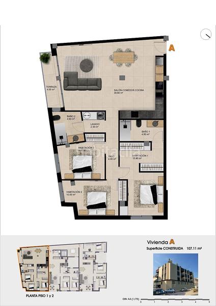 Foto 89c7a612-ba20-4577-b55c-a50f7f1850de. Apartament a Catral