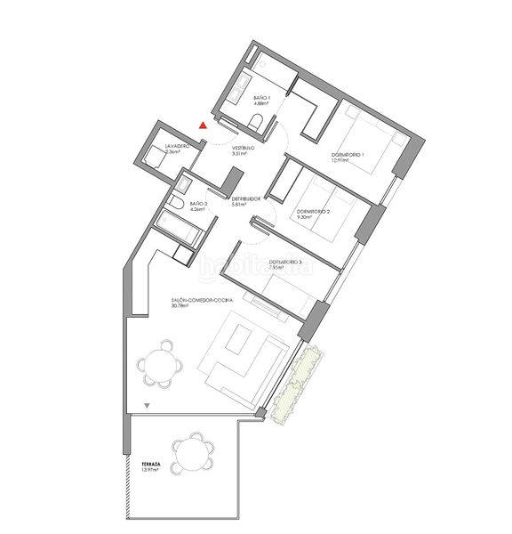 Foto d8ba2e43-7ce8-4f9a-bbd4-b73f66f42e7e. Apartament a Les Salines-Pla de Sant Pere Cubelles