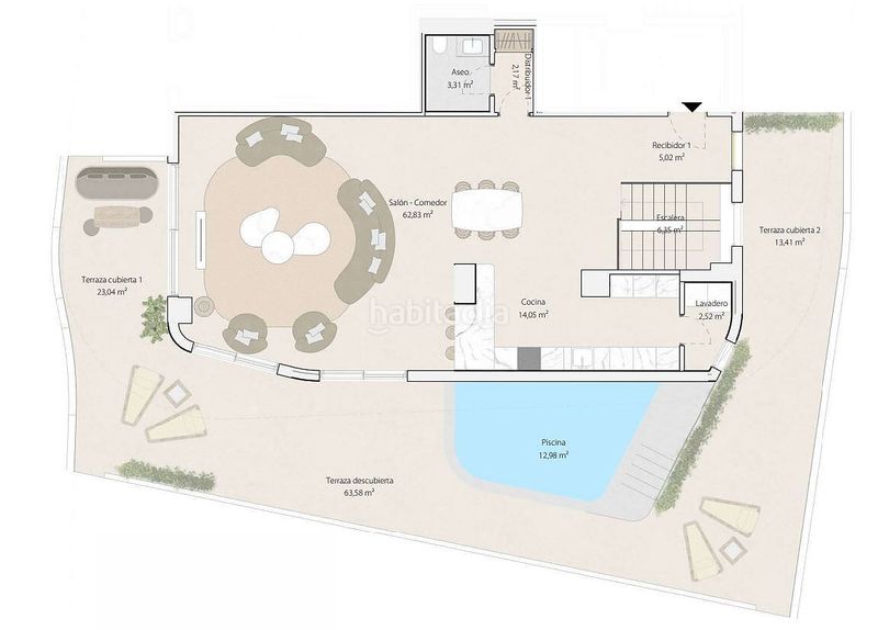 Foto daa85543-8cda-48a3-9c89-23e7c6577553. Apartament amb piscina a Martín Carpena - Torre del Río Málaga