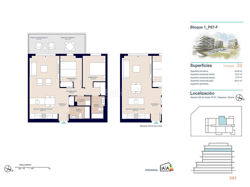 Foto 398b3ecf-4dda-4220-a0b9-ee5ee3c7b876. Apartamento en Platja de Torres Vila Joiosa (la)