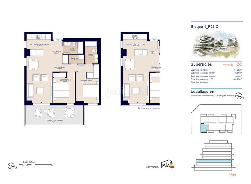 Foto a159bd23-1396-41aa-aec5-c556b18d9559. Apartamento en Platja de Torres Vila Joiosa (la)