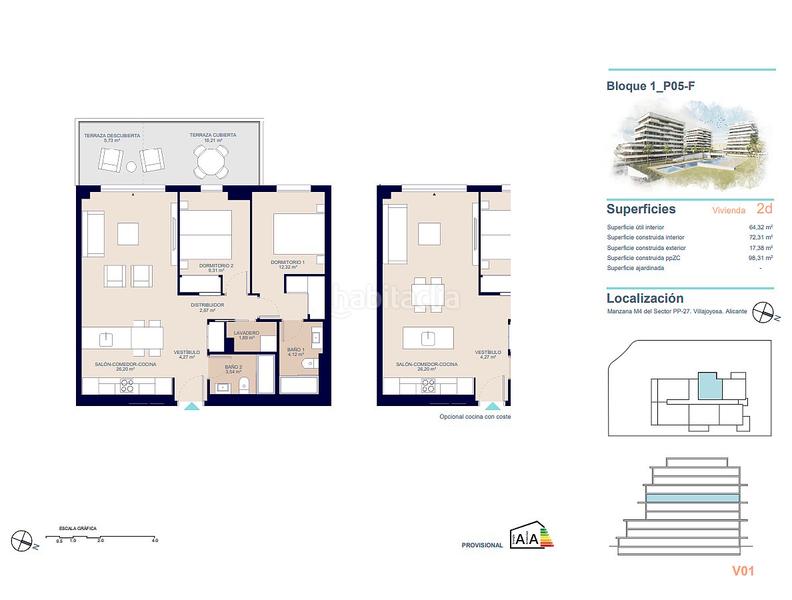 Foto cd55c5a8-c671-4ea1-bd6e-b464b4147754. Piccolo appartamento in Platja de Torres Vila Joiosa (la)