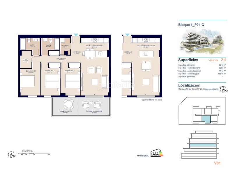 Foto 104a2bbd-ba9d-4ae9-b4a8-61dc0fc2f7e0. Apartament a Platja de Torres Vila Joiosa (la)