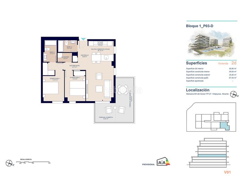 Foto 984878db-c856-45aa-bd1b-c71617da3187. Apartament a Platja de Torres Vila Joiosa (la)