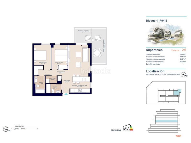 Foto 9a23aef2-e3d2-4e93-b446-3d1f64b5e83f. Apartament a Platja de Torres Vila Joiosa (la)