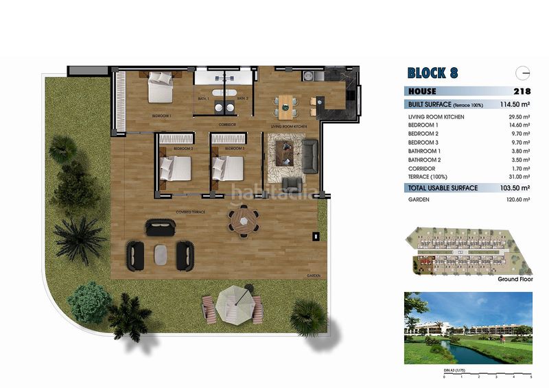 Foto 1bedfd0c-f56a-40c1-a970-616cd00c088b. Apartamento en Las Lomas de Rame-Bahía Bella Alcázares (Los)