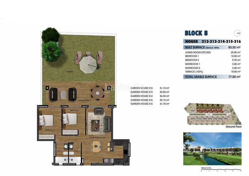 Foto ce308ab9-d79d-4e64-993e-475c03030761. Apartamento en Las Lomas de Rame-Bahía Bella Alcázares (Los)