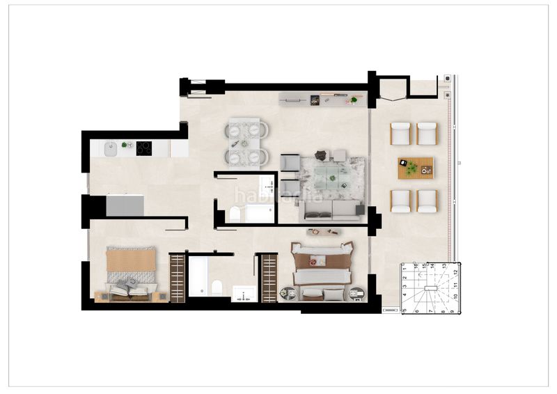 Foto ec207978-d84e-44d8-95f5-8362471550e7. Apartamento en La Cala Golf - Lagar Martell Mijas