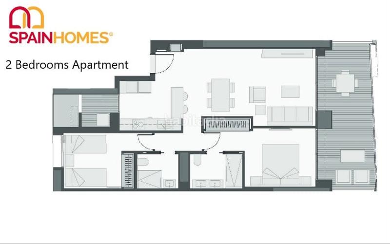 Foto a3e1ba4f-1123-48f3-b0ca-9afc00efcb1f. Apartamento en Playa Poniente Benidorm