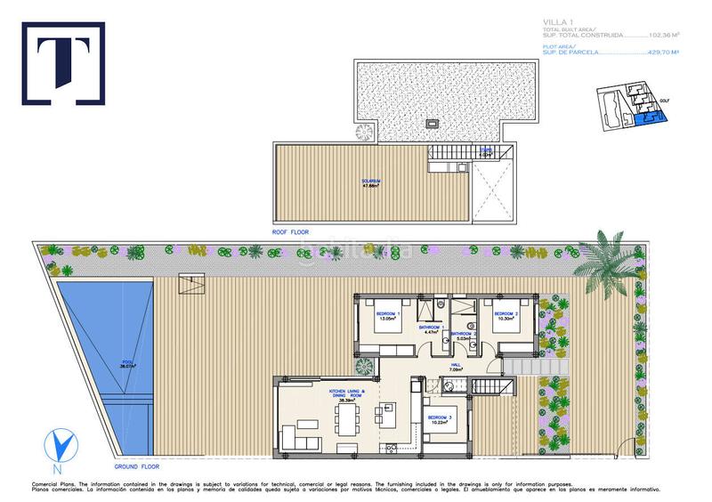 Foto b7afe684-23d2-48d2-a0e1-fd99c4422c45. Casa con piscina in Las Lomas de Rame-Bahía Bella Alcázares (Los)