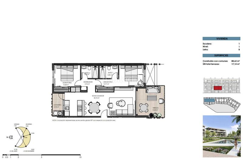 Foto a160adf0-a930-447d-b8ce-58dc8af1eb06. Apartamento en Mar Menor golf Torre - Pacheco