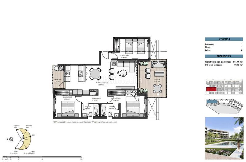 Foto b49afb8e-c03f-4125-b060-f34ae8ea86c2. Apartamento en Mar Menor golf Torre - Pacheco
