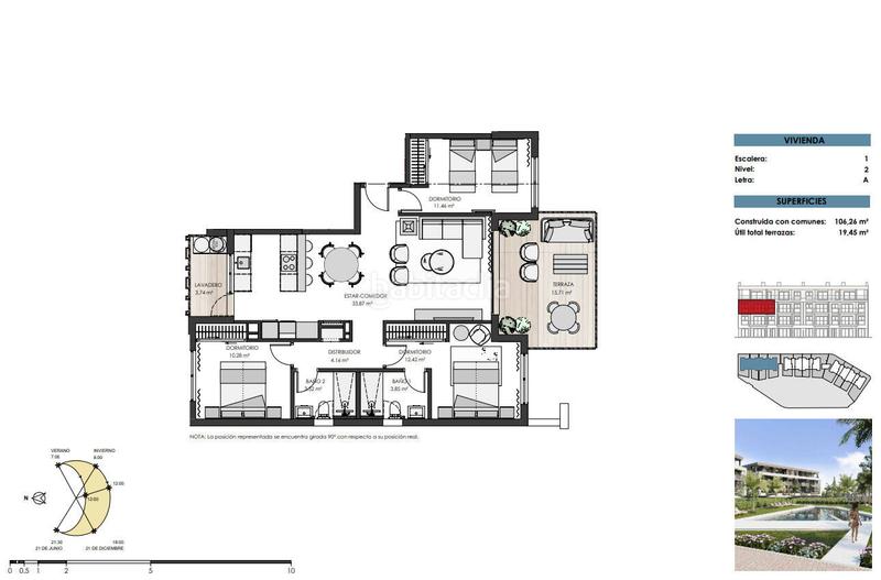 Foto b64fb1f7-260b-49db-a644-5c24f5ba9225. Apartamento en Mar Menor golf Torre - Pacheco