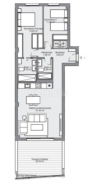 Foto 888e5f20-922f-4f64-b8d7-a84614e045c5. Apartament a campo de Mijas Mijas