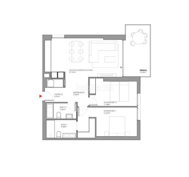 Foto 91b5c7f1-b750-4d8c-9438-880c1cb611e6. Apartament a Les Salines-Pla de Sant Pere Cubelles
