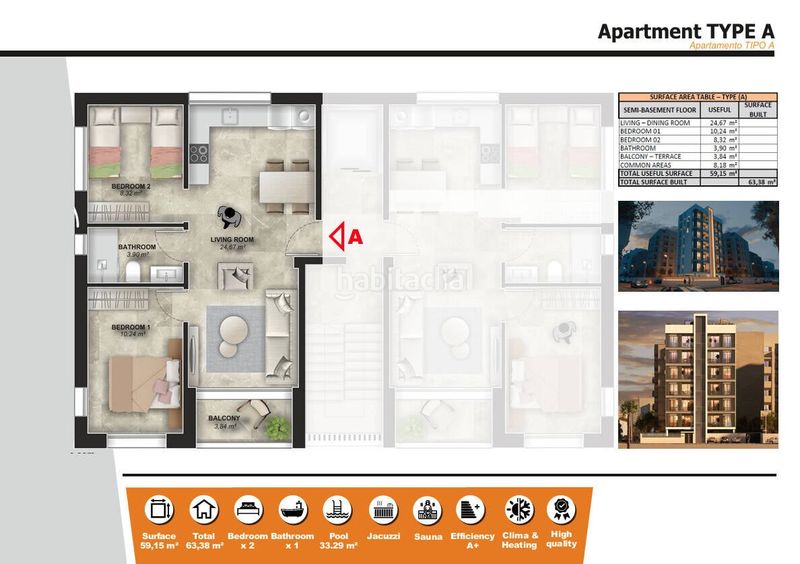 Foto 4a778905-b587-4f35-97bd-05187cd0fceb. Apartament a nueva Torrevieja Torrevieja
