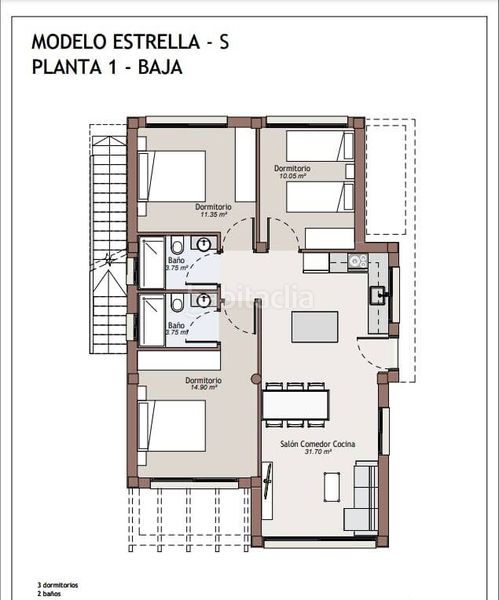 Foto be9bb5c3-6b92-468e-acf2-c00e6d081b00. Casa amb piscina a Cala Marqués Vera