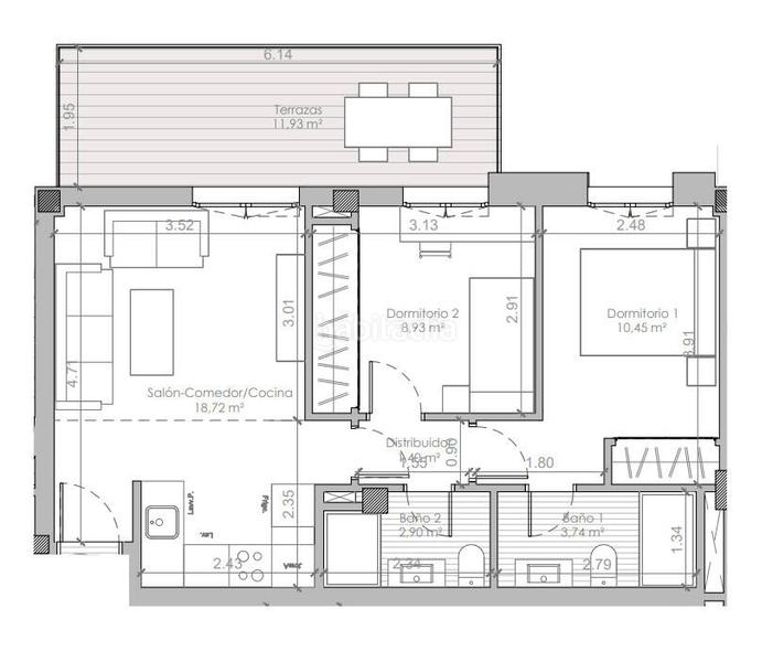 Foto 39b0e3d0-5009-4cef-bdc8-b43df3ec6862. Appartement dans Las Flores Mijas