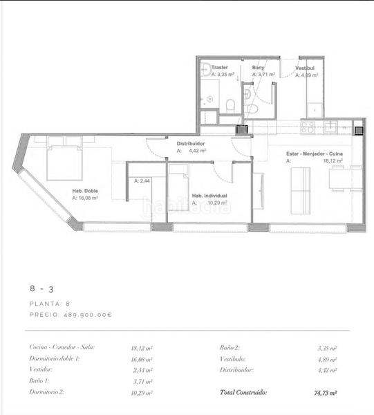 Foto 8f86e179-ba9a-4adc-a9fe-67d5b54b5822. Apartamento en Navas Barcelona