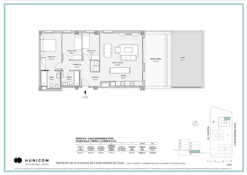 Foto a5ca6389-9f93-459f-971c-294a2b20cd9f. Erdgeschoss 112m<sup>2</sup> in carrer de montserrat roig 17 in Cunit residencial Cunit