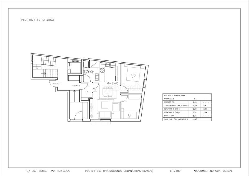 Foto 111fe4ee-9e4d-4b91-8722-dfe7fe92ad5b. Planta baixa 62m<sup>2</sup> a carrer de las palmas 2 a Torre - Sana Terrassa