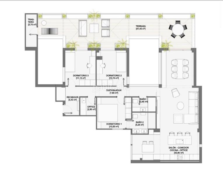 Foto f3fbf1c9-b193-4122-b3f6-fc0c06579104. Flat in La Catedral Murcia