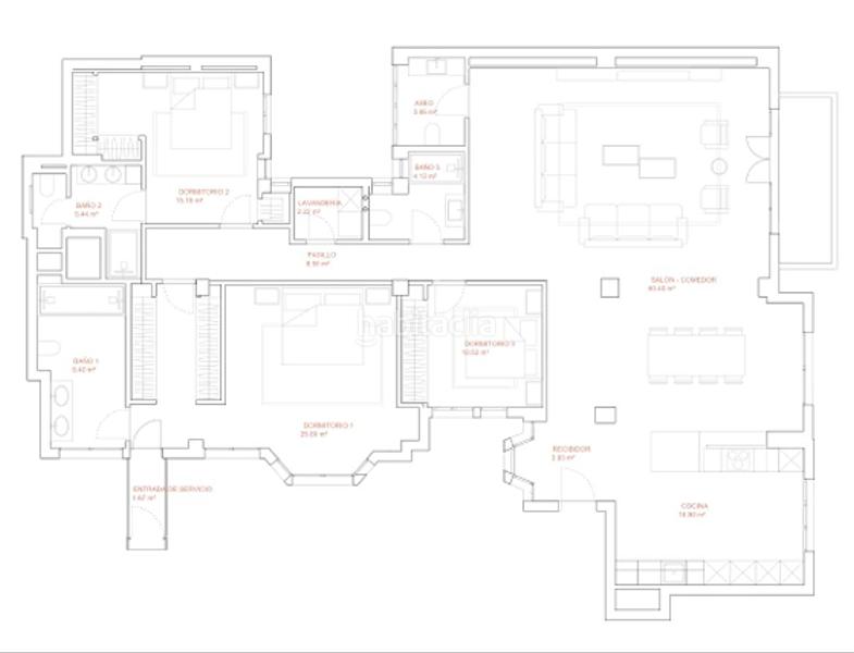 Foto c45dff96-9db7-4587-b968-cf76eecb39e6. Appartamento in calle de ruiz de alarcón 25 in Jerónimos Madrid