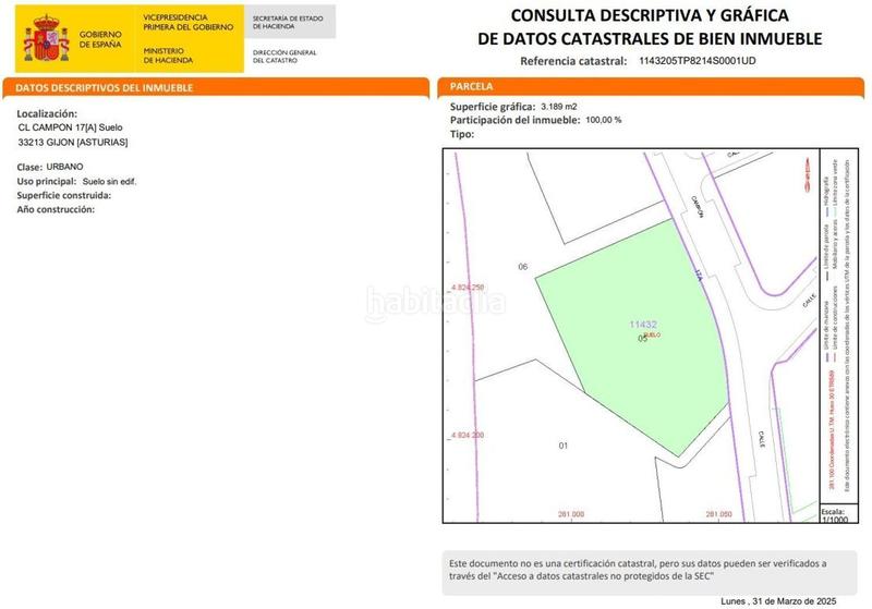 Foto 8527a884-9d12-4647-b8a5-1491d078a79c. Residential plot in La Calzada Gijón