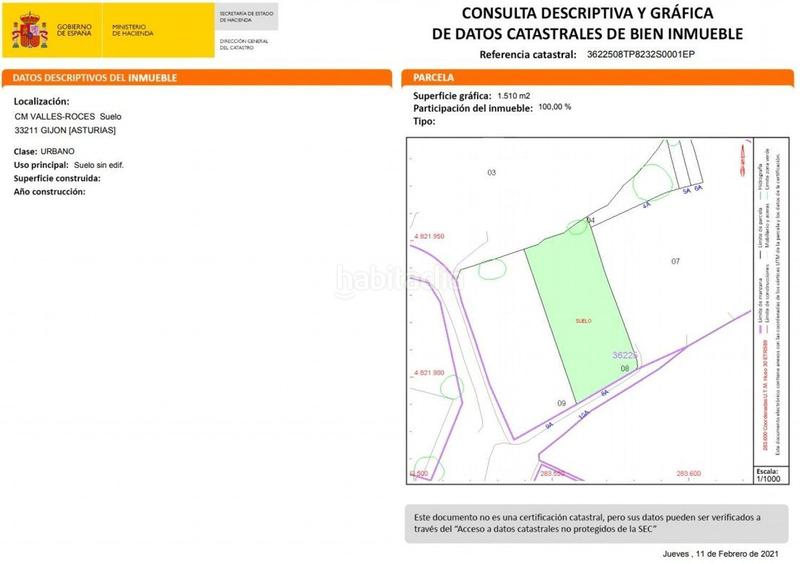 Foto f927fcbb-818a-454c-bfb1-f3273f4b5d45. Terreno residenziale in Roces Gijón