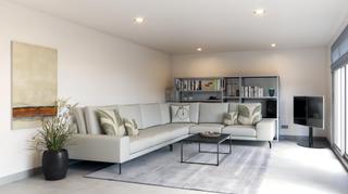 Casa in Pilar de la Horadada Ciudad. Moderno bungalow de 2 dormitorios con piscina y parking en pilar