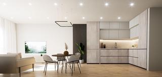 Dachwohnung in Las Piscinas Naturales. Moderno ático de 1 habitación en centro de torrevieja