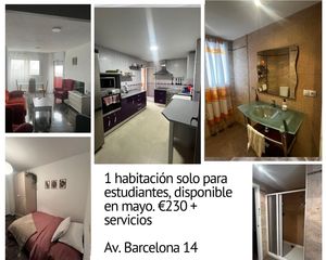 Lloguer Pis  Avenida barcelona. Alquila habitación - avenida barcelona- estudiantes