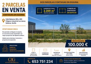 Area edificabile industriale in Calle baleares 283. Dos parcelas en venta p.i los llanos, salteras.