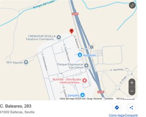 Gewerbliches Grundstück in Calle baleares 283. Dos parcelas en venta p.i los llanos, salteras.