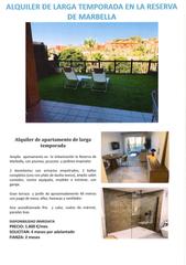 Location Appartement à Reserva de Marbella. Alquiler de larga temporada reserva de marbella