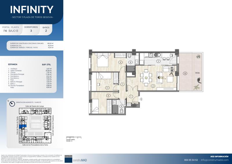 Foto 8c46146c-8e4f-49cb-a162-542434c943bc. Erdgeschoss 105m<sup>2</sup> mit heizung parking pool in Sector Plaza de Toros Segovia