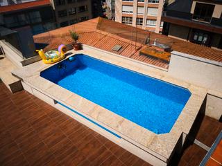 Miete Etagenwohnung  Rúa pelamios. Apartamento con piscina climatizada en ubicación céntrica