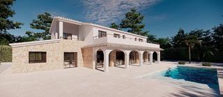 Mas à Benissa Pueblo. Finca rustica proyecto construcción benissa alicante costa blanc