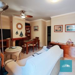 Rent Chalet in Punta Umbría. Chalet adosado con piscina, zona deportiva, parking, 3 dormitori