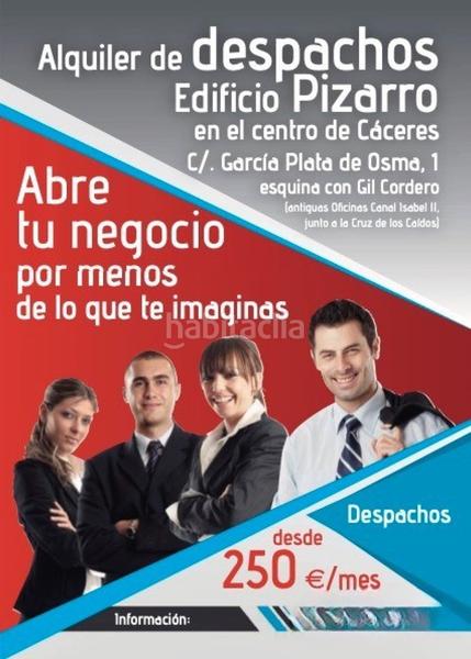 Foto b8ae04d9-824e-4af1-adbc-b5c1391af8a6. Location bureau avec chauffage dans Centro Cáceres