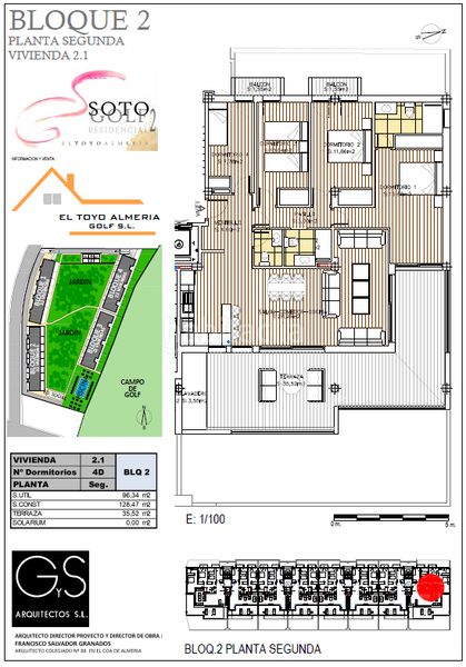 Foto 0a1a8d45-9f23-4f61-827b-5a18ebef146d. Pis 128m<sup>2</sup> amb aparcament piscina a El Toyo Almería