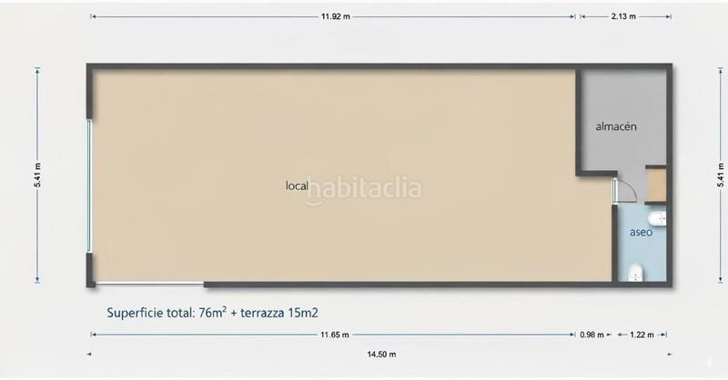 Foto adf7fbd4-a6fc-4bb7-8fdb-35390251d507. Alquiler local comercial  reformado con terraza, en esquina en Magaluf en Calvià