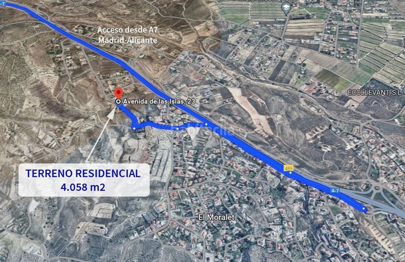 Foto 171273e5-441d-4258-9cd1-1af1c61c84e0. Terreny residencial a av de las islas 23 a Moralet Alicante