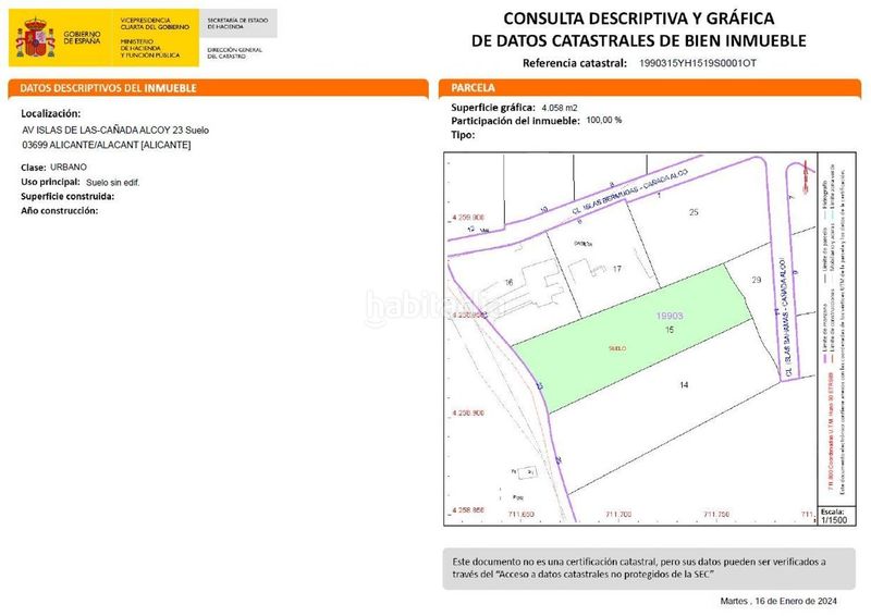 Foto 9a7b65d5-0216-46b2-8ce1-43a192c5b50a. Terreny residencial a av de las islas 23 a Moralet Alicante