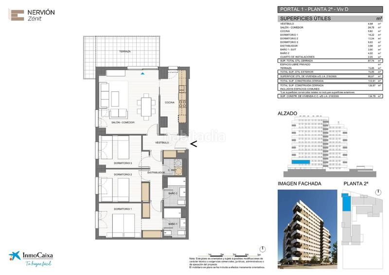 Foto 0f35cb3e-0918-4018-b87b-d831282a743e. Appartement 103m<sup>2</sup> dans avenida de el greco 48 dans San Pablo Sevilla