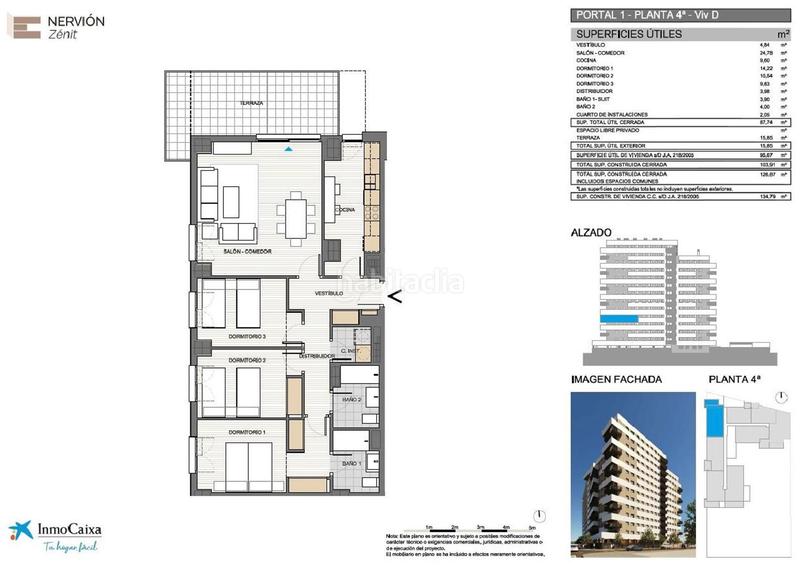 Foto 0233f4b1-b220-4c78-8ddc-f76fd9e1595a. Appartement 104m<sup>2</sup> dans avenida de el greco 48 dans San Pablo Sevilla