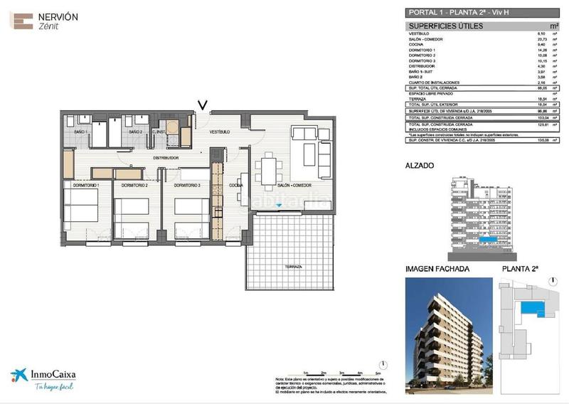 Foto dd8f2c88-4118-4aaa-8c34-63d9f7ec7fa3. Piso 104m<sup>2</sup> en avenida de el greco 48 en San Pablo Sevilla