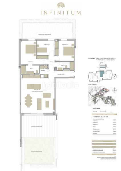 Foto 78edf2b5-fbed-4729-bbe1-22e63c936045. Ground floor 117m<sup>2</sup> with heating parking pool in pla de maset - cap de Salou Salou