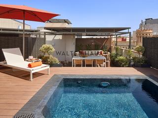 Dplex  Carrer de la diputaci. tico dplex con terraza y piscina privada en venta en la dreta
