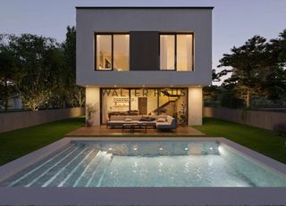 Casa  Carretera de s'agaró. Villa de obra nueva con piscina privada en en s’agaró, girona